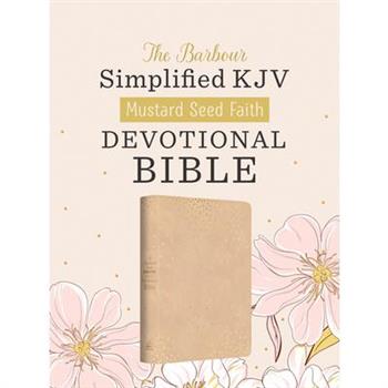 Mustard Seed Faith Devotional Bible--Barbour Skjv [Beige Polka Dots]
