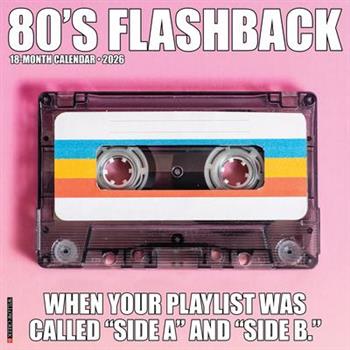 80's Flashback 2026 12 X 12 Wall Calendar