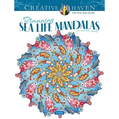 Creative Haven Stunning Sea Life Mandalas Coloring Book