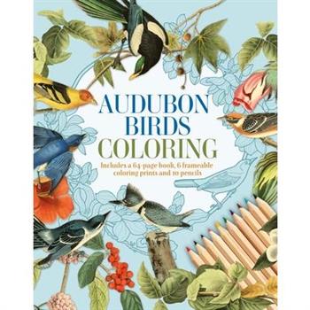 Audubon Birds Coloring Kit