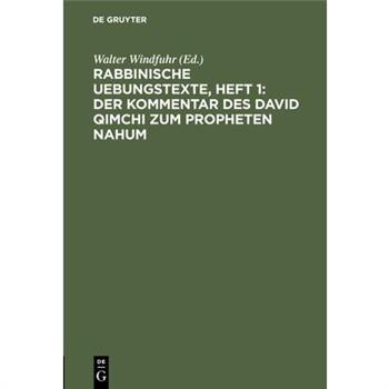 Rabbinische Uebungstexte, Heft 1