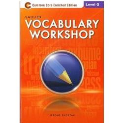 Sadlier Vocabulary Workshop Level G: Student Edition