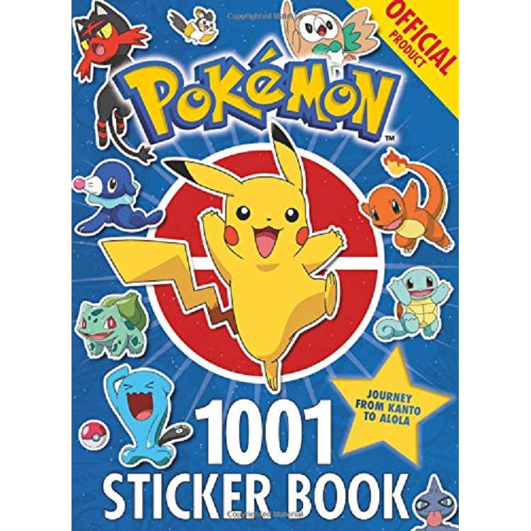 The Official Pokemon 1001 Sticker Book | 拾書所