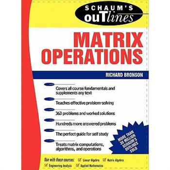 Schaum’s Outline of Matrix Operations