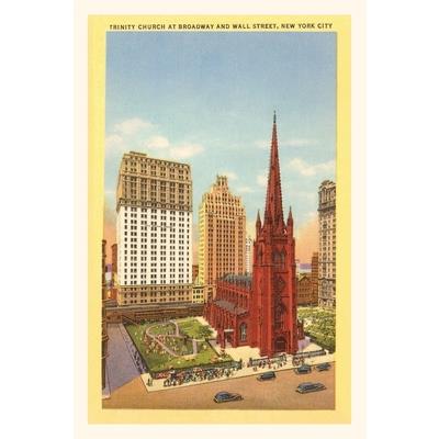 Vintage Journal Trinity Church, New York City