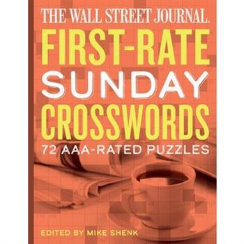 The Wall Street Journal First-Rate Sunday Crosswords