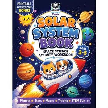 Solar System Book for Kids 3-5 Space Science Activity Workbook
