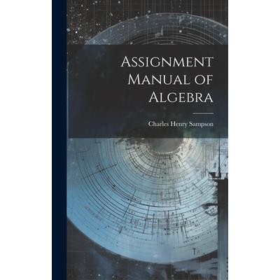 Assignment Manual of Algebra