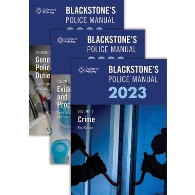 Blackstone’s Police Manuals Three Volume Set 2023