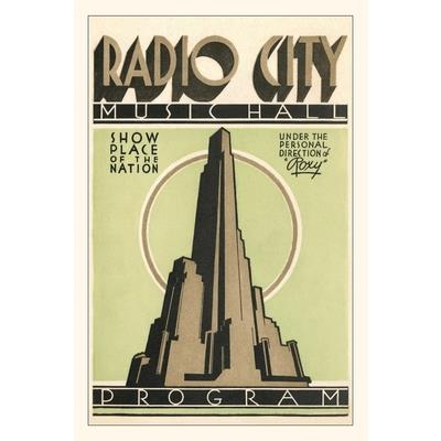 Vintage Journal Radio City Music Hall Program, New York City