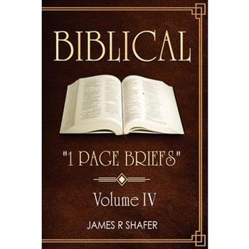 Biblical "1 Page Briefs"