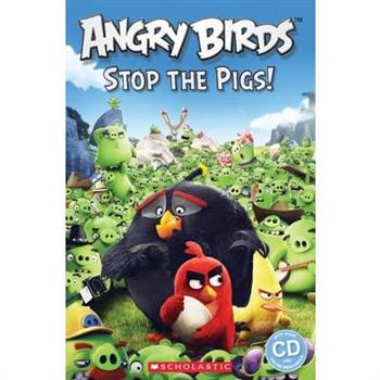 Scholastic Popcorn Readers Level 2: Angry Birds: Stop the Pigs! with CD憤怒鳥玩電影：決戰綠諸!