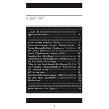 Self-Institution: Terminology Audit