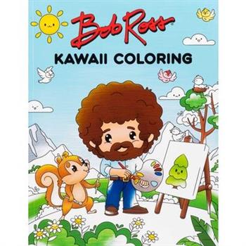 Bob Ross Kawaii Coloring