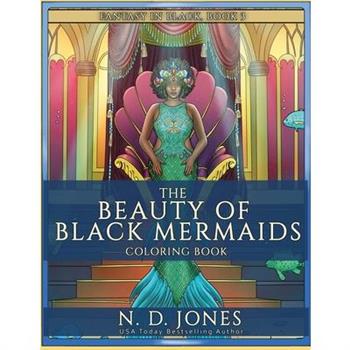 The Beauty of Black Mermaids Coloring Book