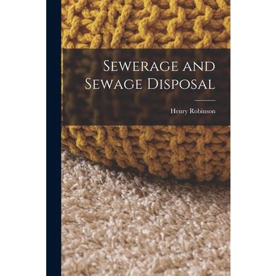 Sewerage and Sewage Disposal