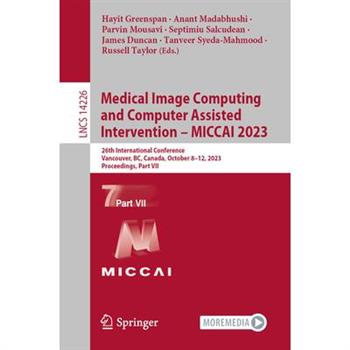 Medical Image Computing and Computer Assisted Intervention - Miccai 2023