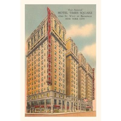 Vintage Journal Waldorf Hotel Times Square, New York City