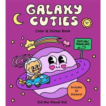 Galaxy Cuties Color & Sticker Book