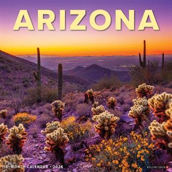 Arizona 2026 12 X 12 Wall Calendar