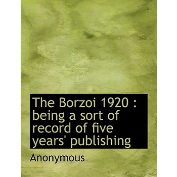 The Borzoi 1920