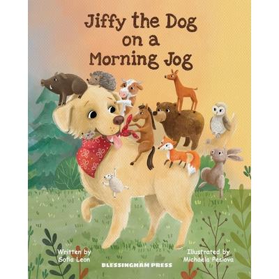 Jiffy the Dog on a Morning Jog