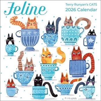 Feline 2026 Mini Wall Calendar