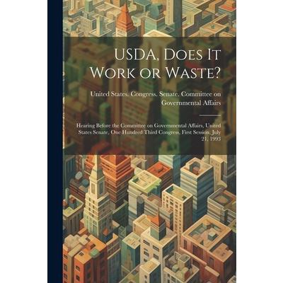 USDA, Does it Work or Waste?
