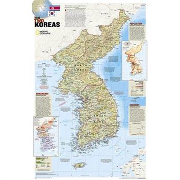 North Korea, South Korea, the Forgotten War: 2 Sided [tubed]