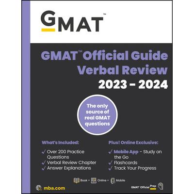GMAT Official Guide Verbal Review 2023-2024, Focus Edition
