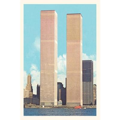 Vintage Journal World Trade Center Towers, New York City