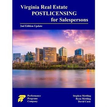 Virginia Real Estate Postlicensing for Salespersons