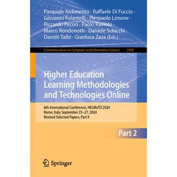 Higher Education Learning Methodologies and Technologies Online