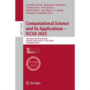 Computational Science and Its Applications - Iccsa 2025