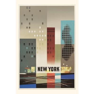 Vintage Journal Abstract New York City
