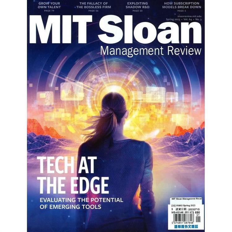 MIT Sloan Management Review 春季號 2023【金石堂、博客來熱銷】