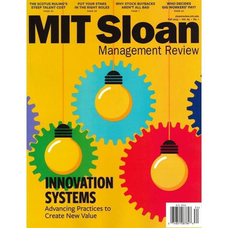 MIT Sloan Management Review 秋季號 2023【金石堂、博客來熱銷】