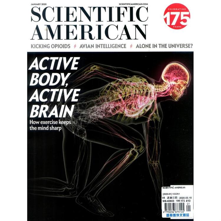 SCIENTIFIC AMERICAN 1月號 2020【金石堂、博客來熱銷】