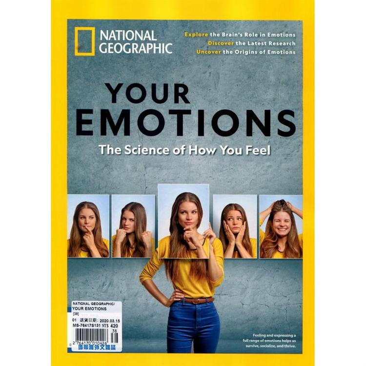 NATIONAL GEOGRAPHIC  YOUR EMOTIONS [38]【金石堂、博客來熱銷】