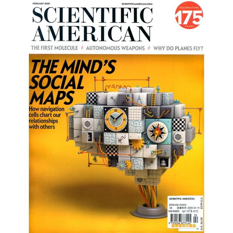 SCIENTIFIC AMERICAN 2月號 2020【金石堂、博客來熱銷】