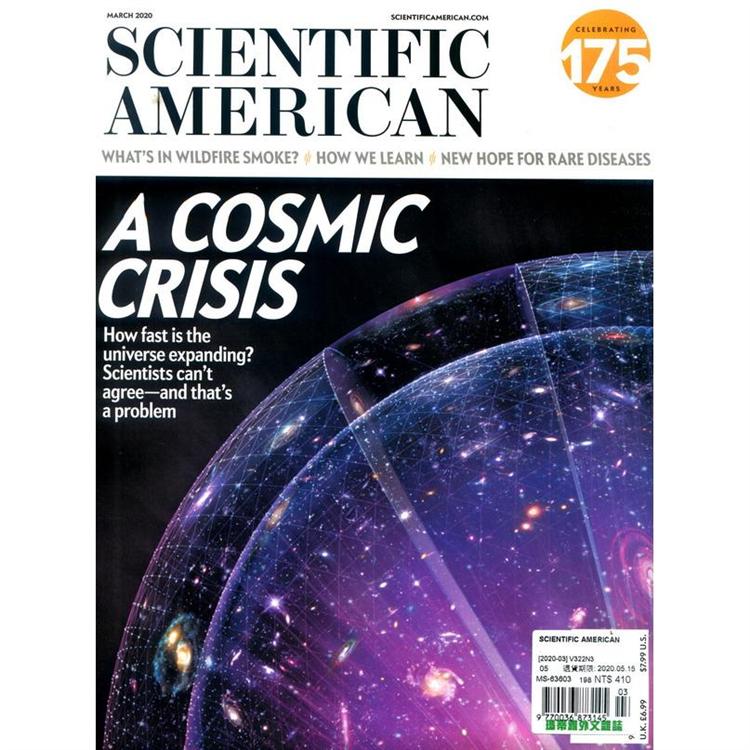 SCIENTIFIC AMERICAN 3月號 2020【金石堂、博客來熱銷】