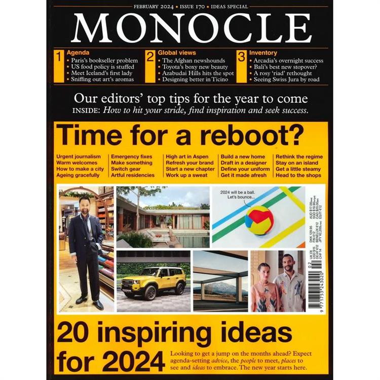 MONOCLE 第170期 2月號 2024【金石堂、博客來熱銷】