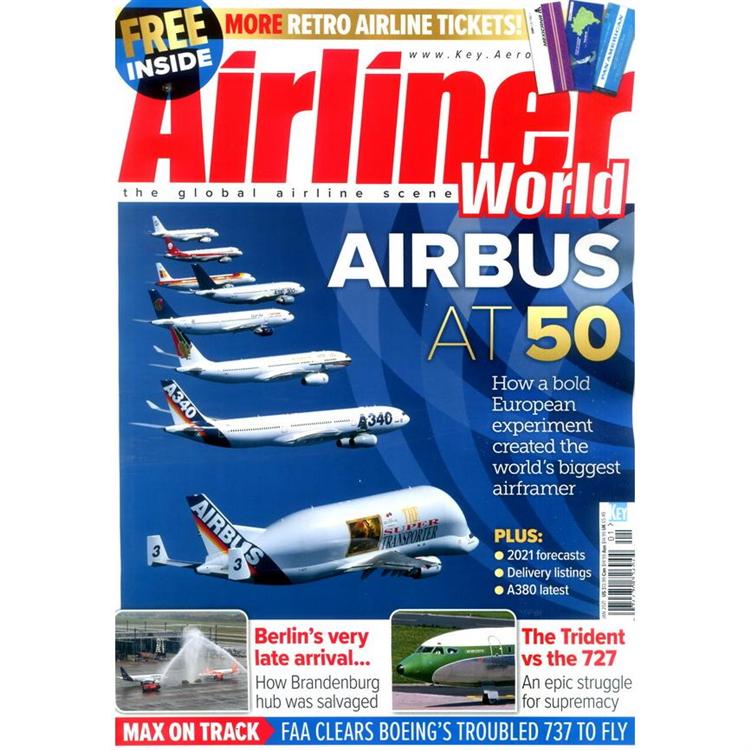 Airliner World 1月號 2021【金石堂、博客來熱銷】