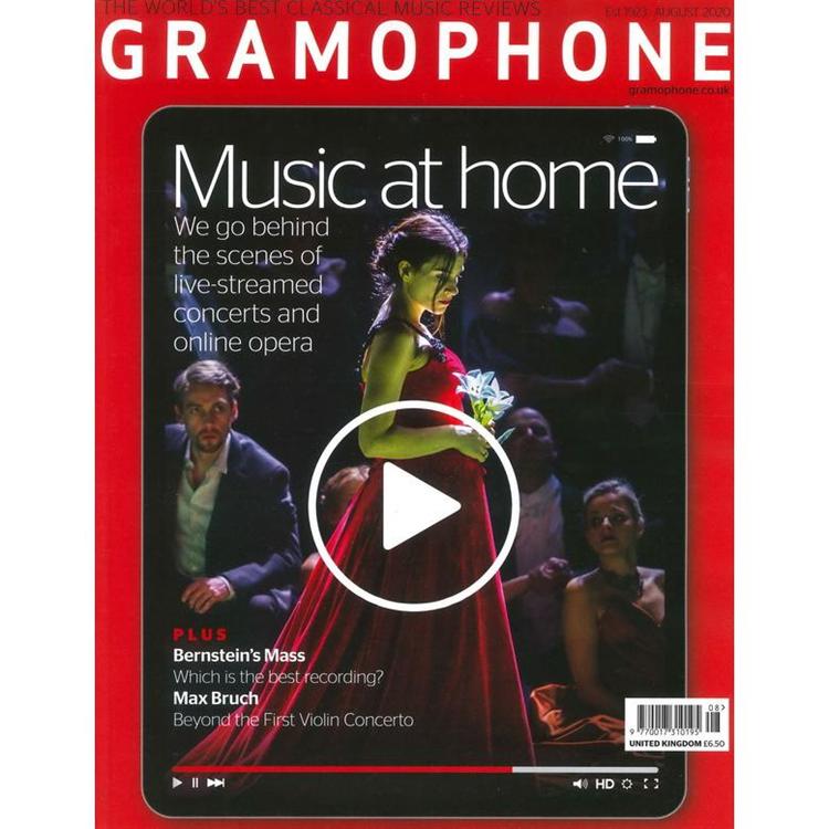 GRAMOPHONE 8月號 2020【金石堂、博客來熱銷】