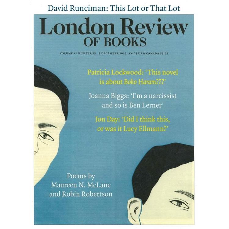 London Review OF BOOKS Vol.41 No.23 12月5日 2019【金石堂、博客來熱銷】