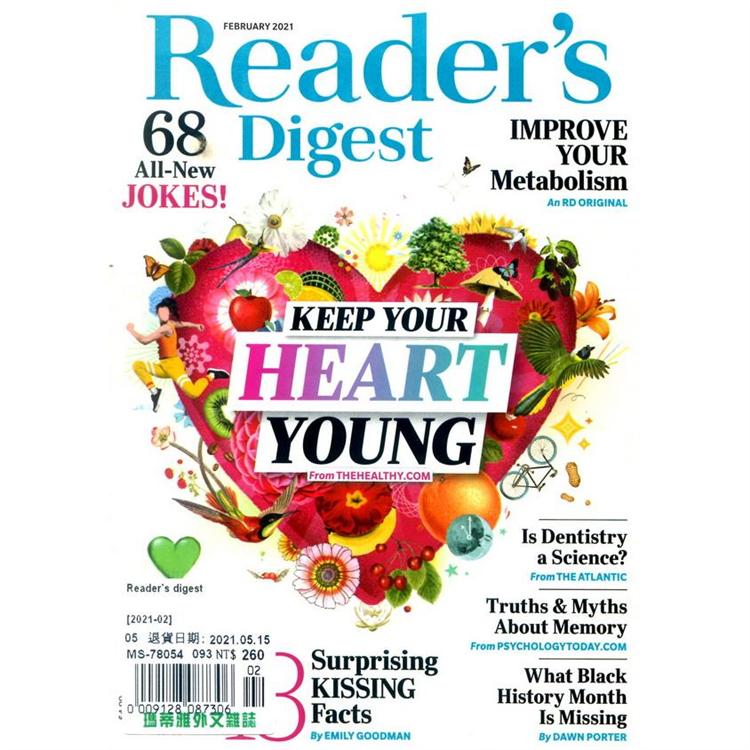 Reader`s digest 2月號 2021【金石堂、博客來熱銷】