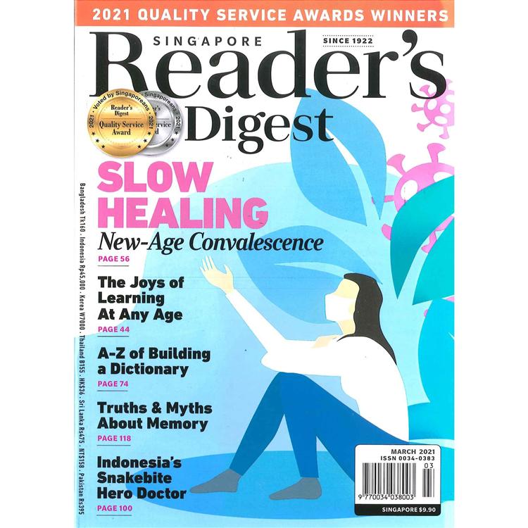 Reader`s digest-3月號 2021【金石堂、博客來熱銷】