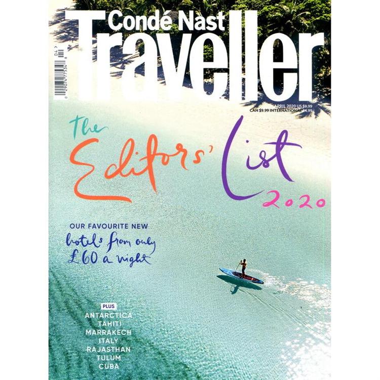 Conde Nast Traveller (UK) 4月號 2020【金石堂、博客來熱銷】