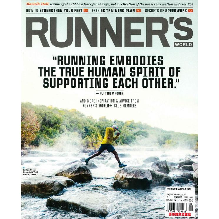 RUNNER`S WORLD (US) Vol.55 No.4_2020【金石堂、博客來熱銷】