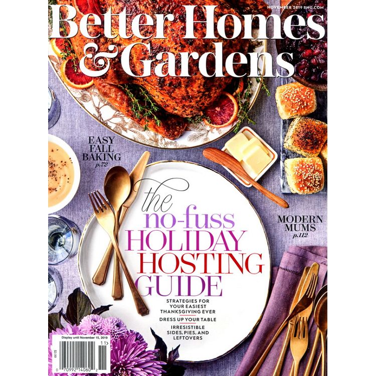 Better Homes and Gardens 11月號 2019【金石堂、博客來熱銷】